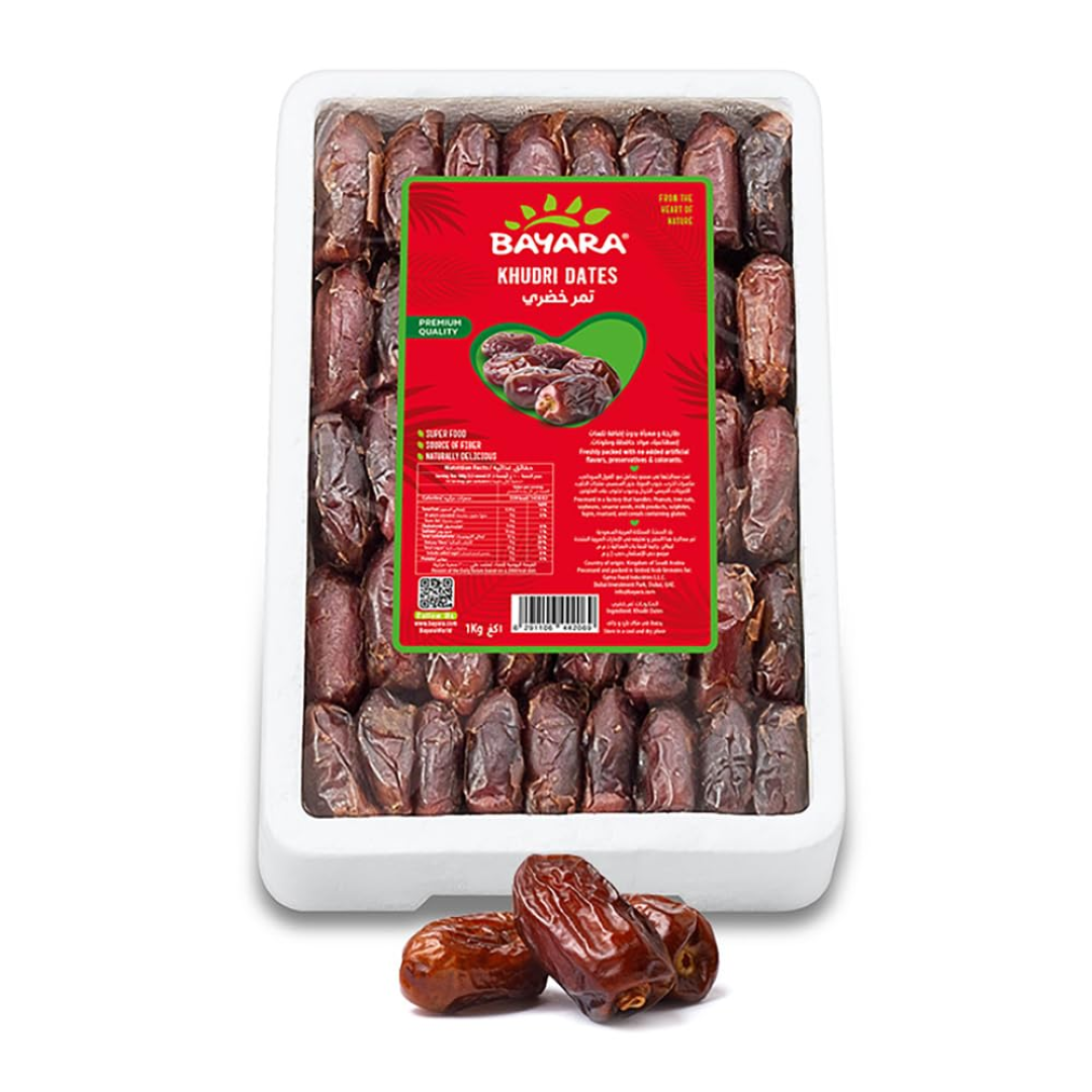 BAYARA DATES KHUDRI 1KG FOAM TRAY